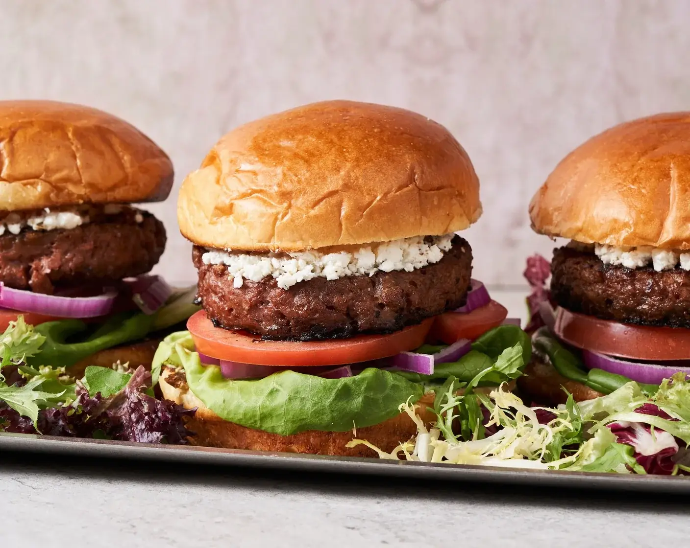 Beyond Meat Burger with Homemade Zesty Mayo Sauce