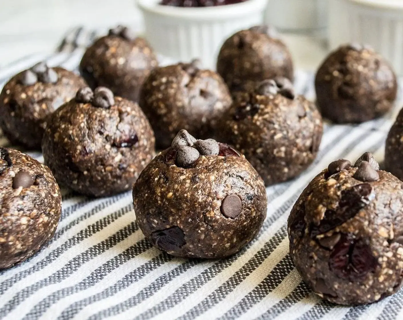 Chocolate Almond Probiotic Raw Energy Balls