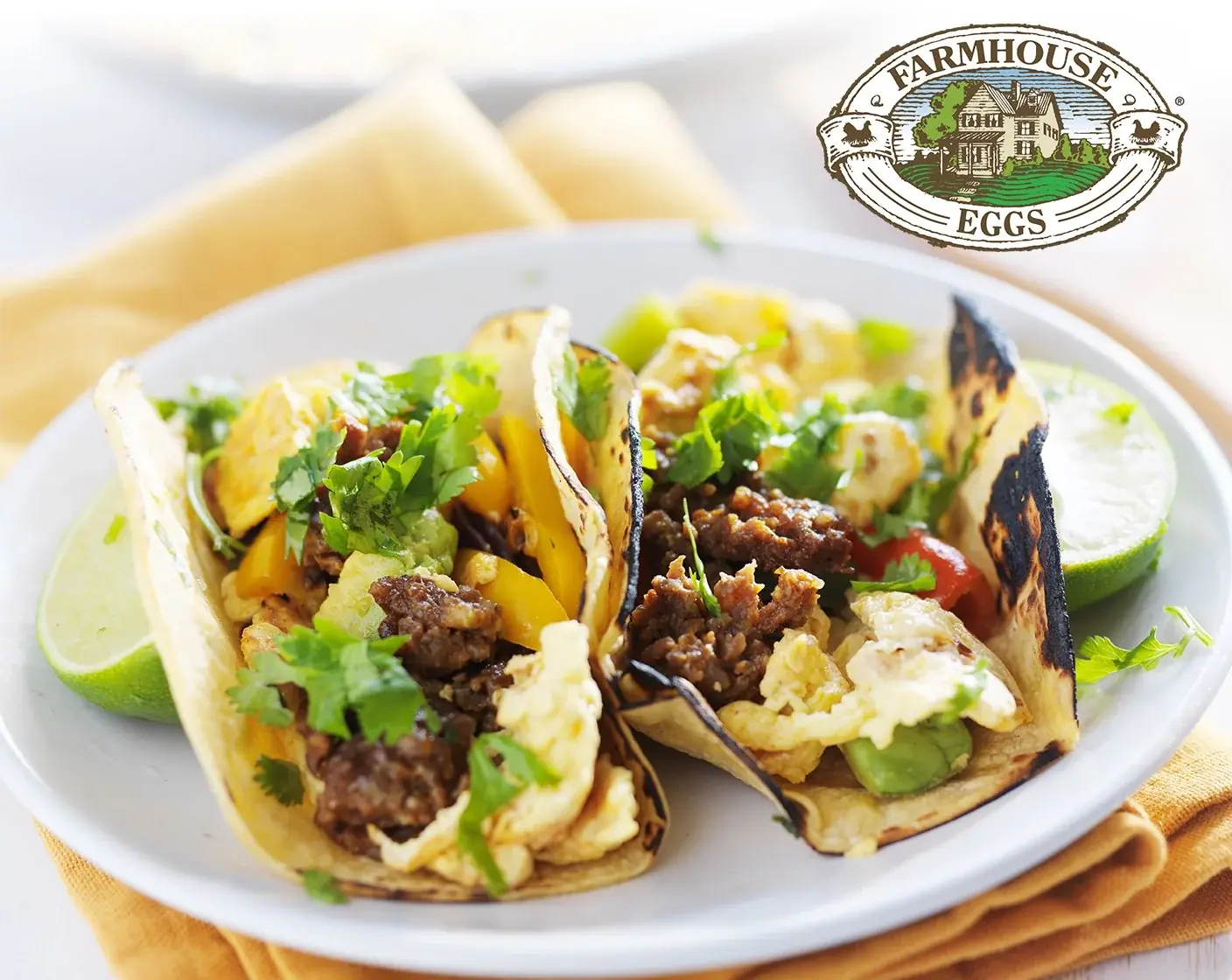 Chorizo and Egg Breakfast Tacos