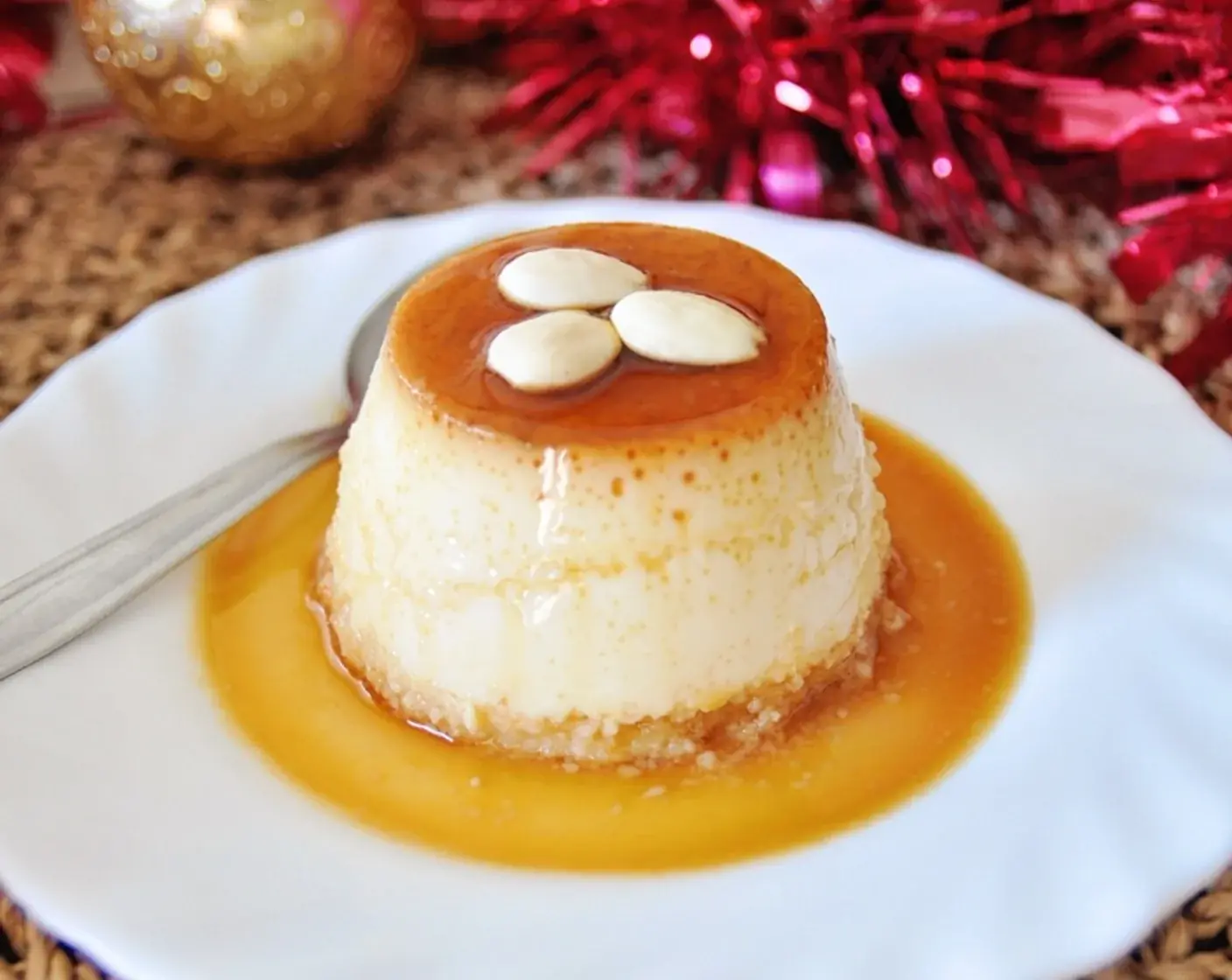 Classic Spanish Almond Flan