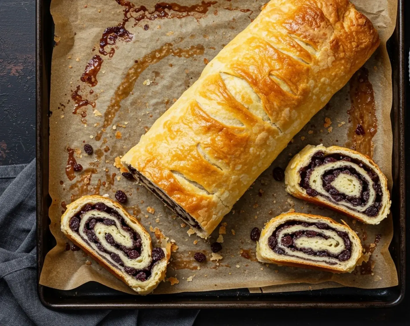 Easy Caribbean Currant Rolls