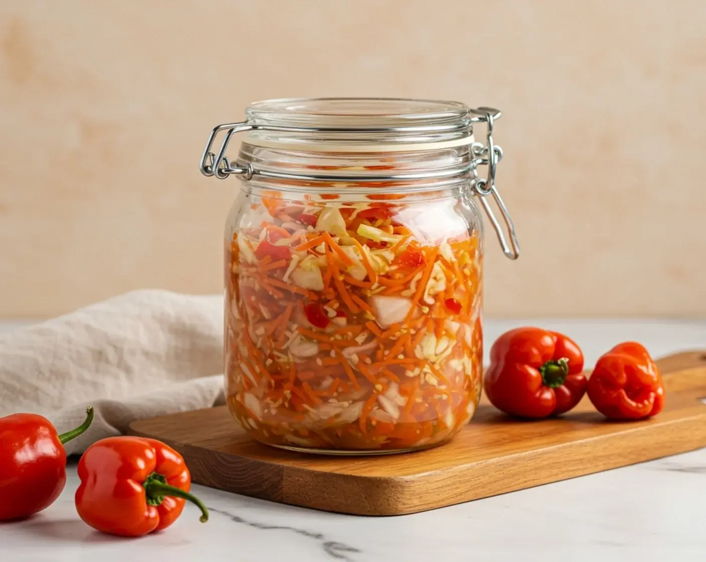 Easy Homemade Haitian Pikliz (Spicy Pickled Slaw)