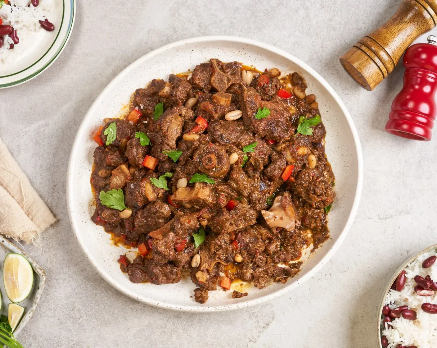 Jamaican Oxtail and Butter Bean Stew