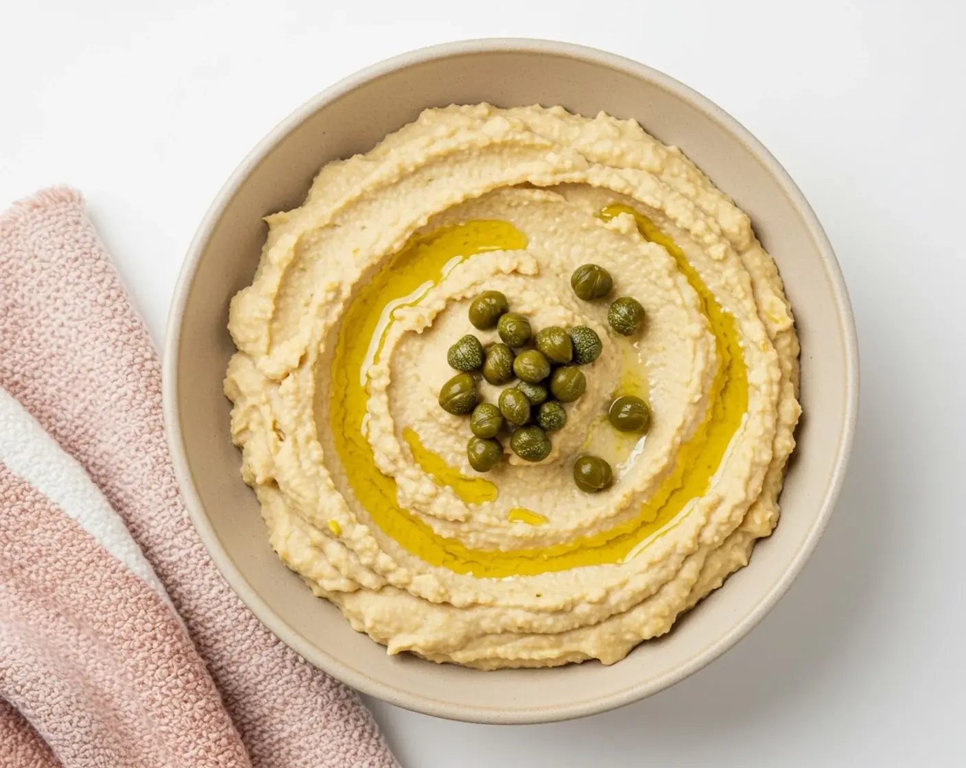 Lubin Bean Hummus with Sun-Dried Tomatoes