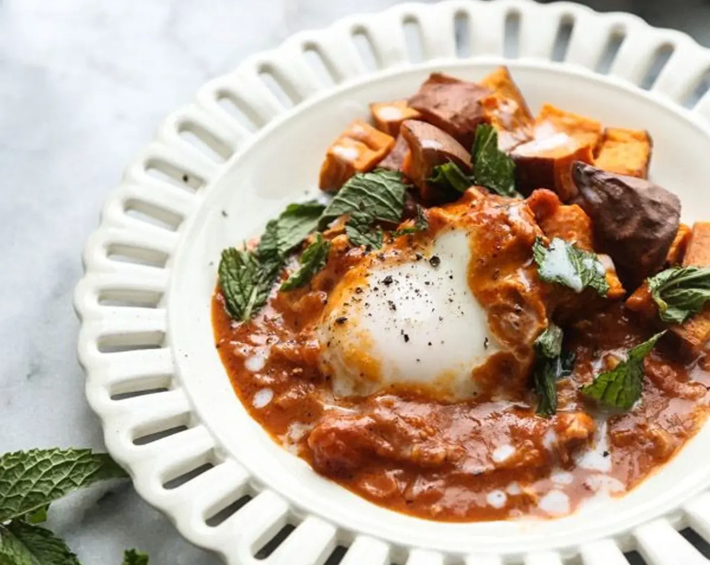 Masala-Style Baked Eggs in Purgatory