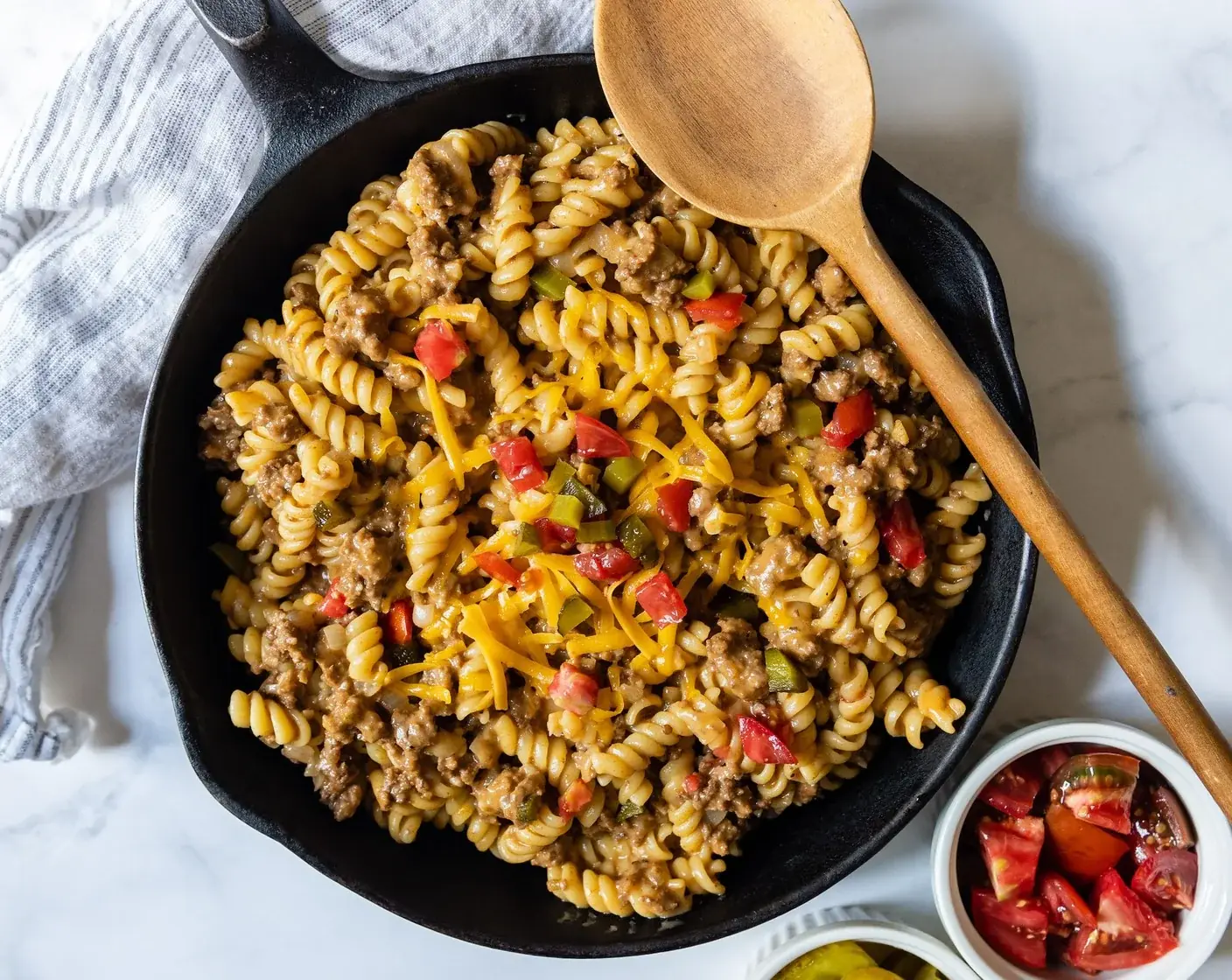 One Pot Cheeseburger Pasta