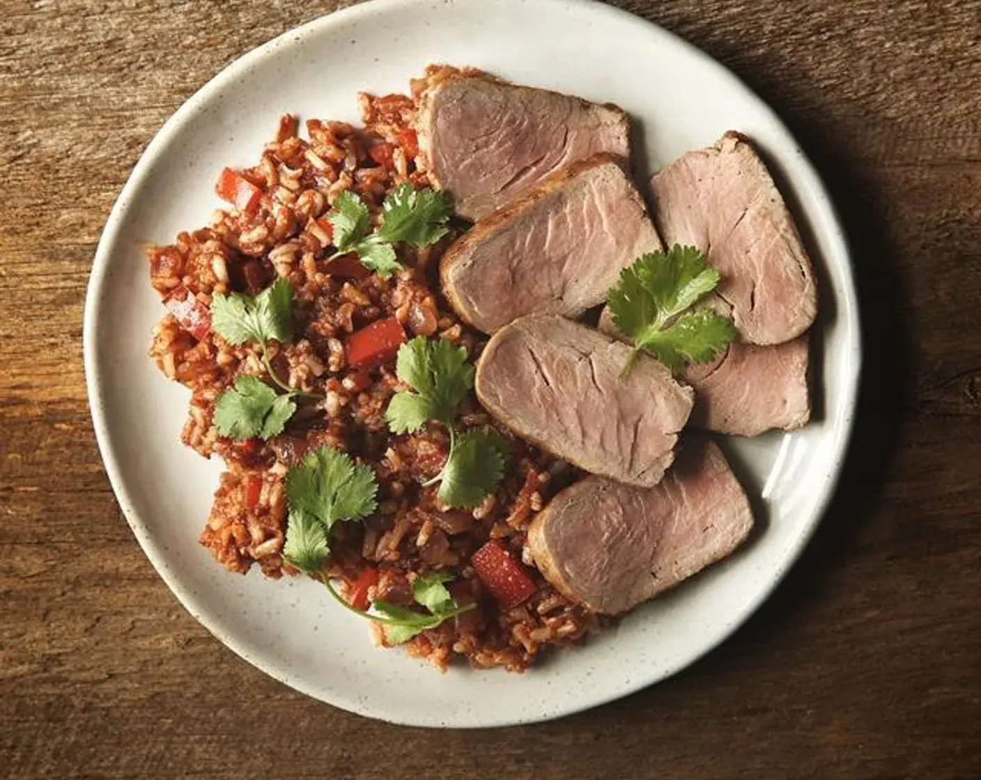 Pork Tenderloin and Brown Rice
