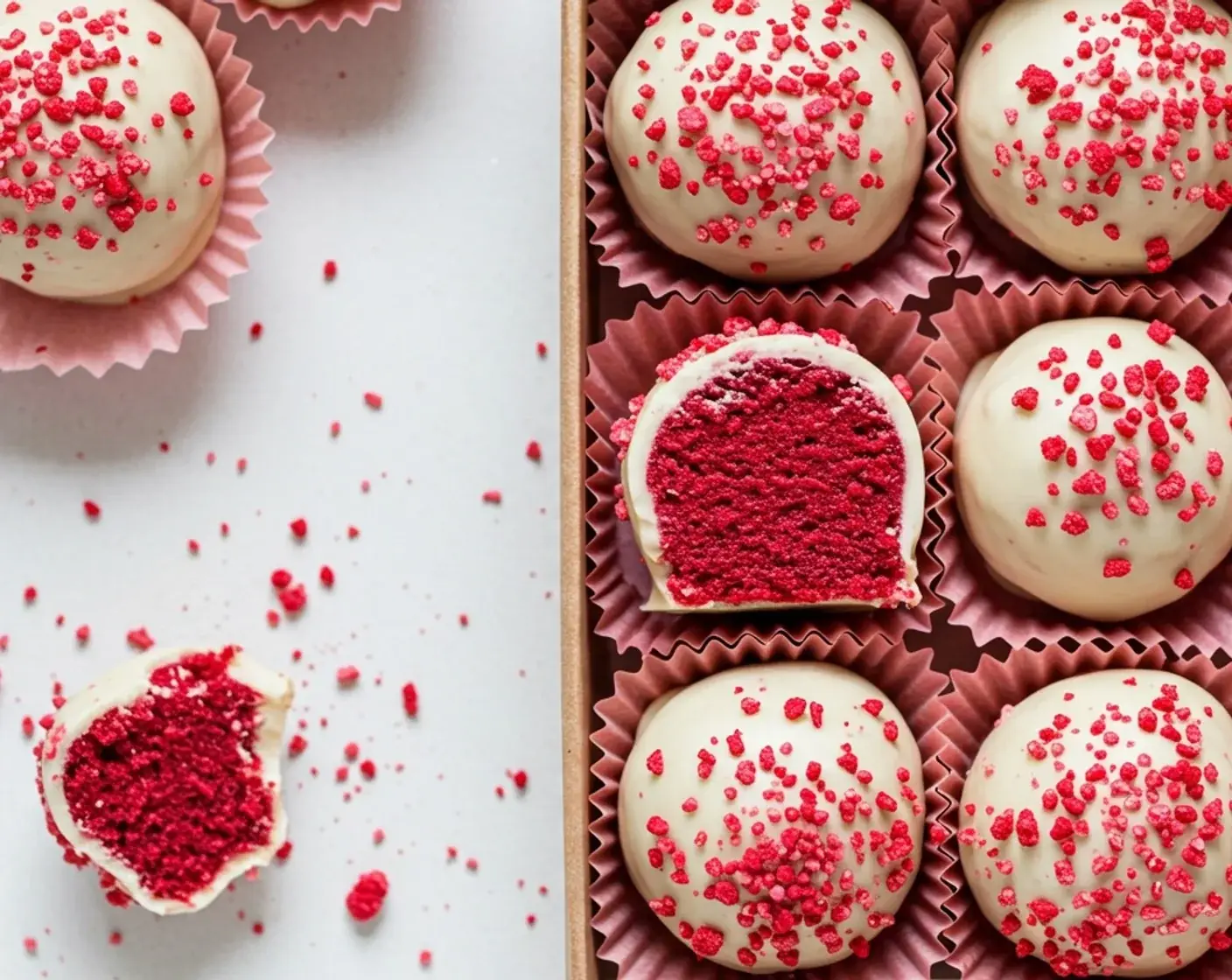 Red Velvet Cake Truffles
