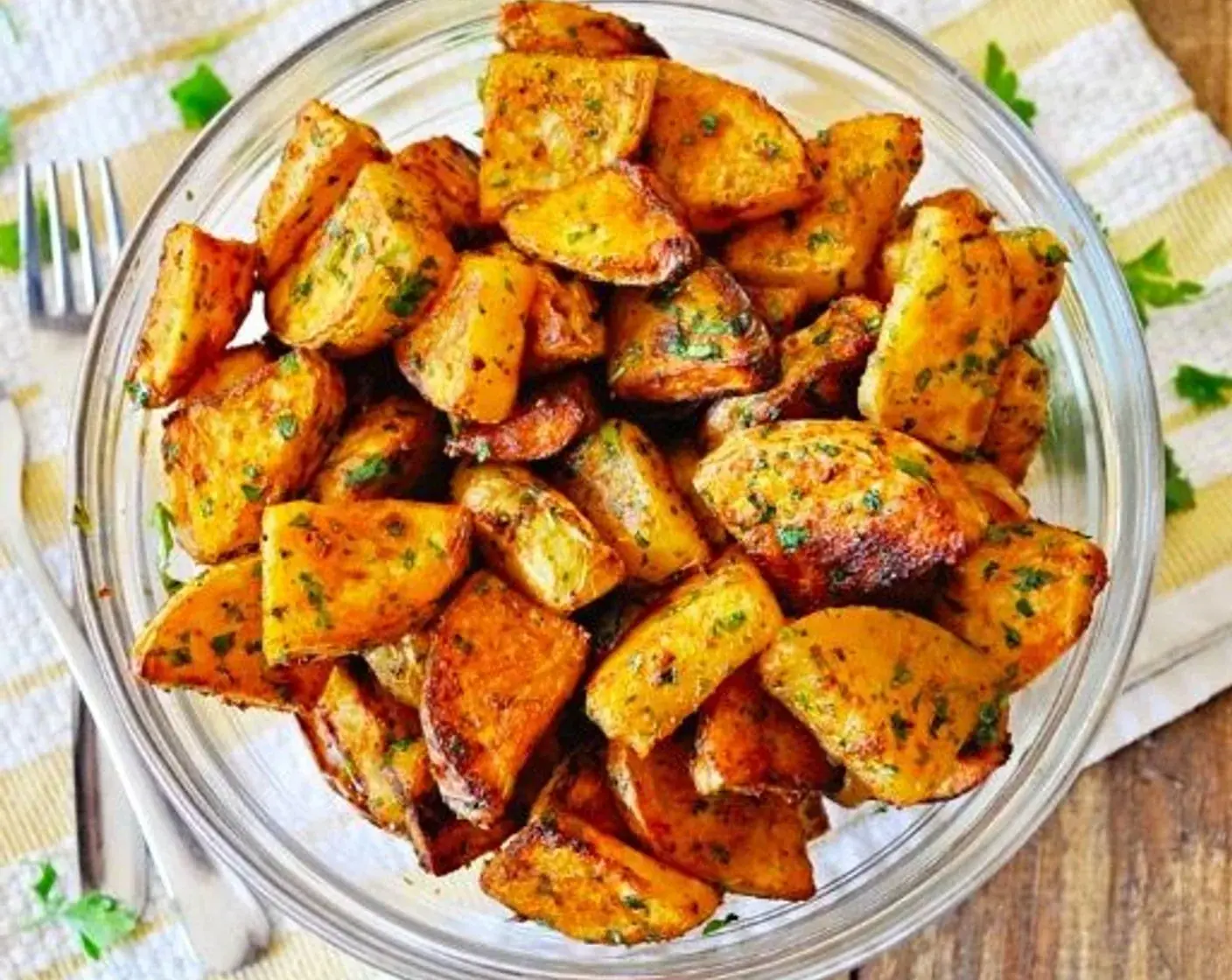 Roasted Spanish Potatoes with Paprika and Parsley