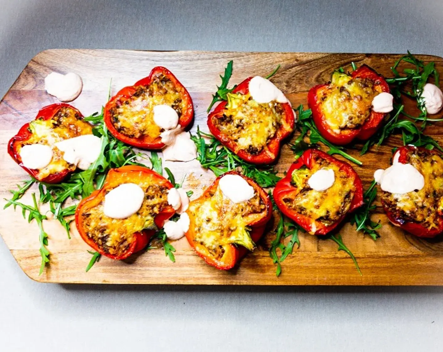 Roasted Spiced Stuffed Peppers