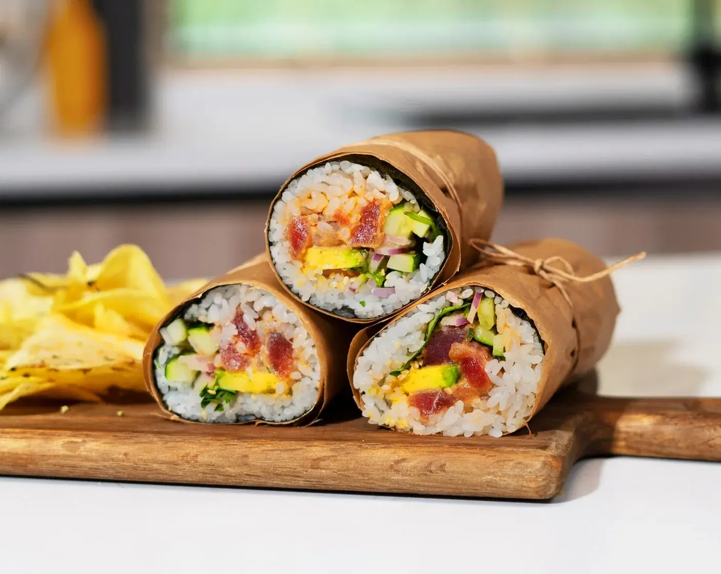 Spicy Tuna Sushi Burrito