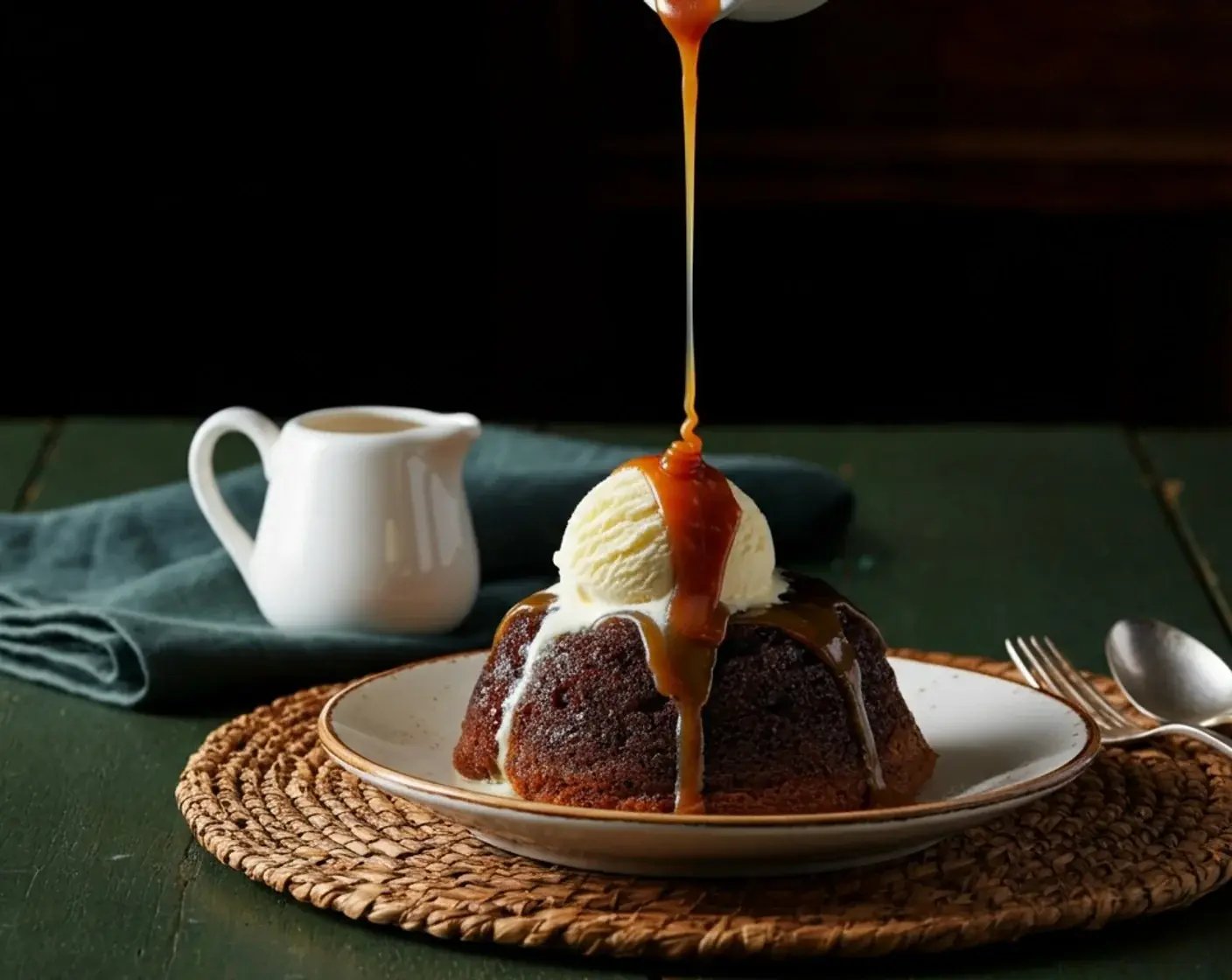 Sticky Toffee Pudding with Toffee Sauce