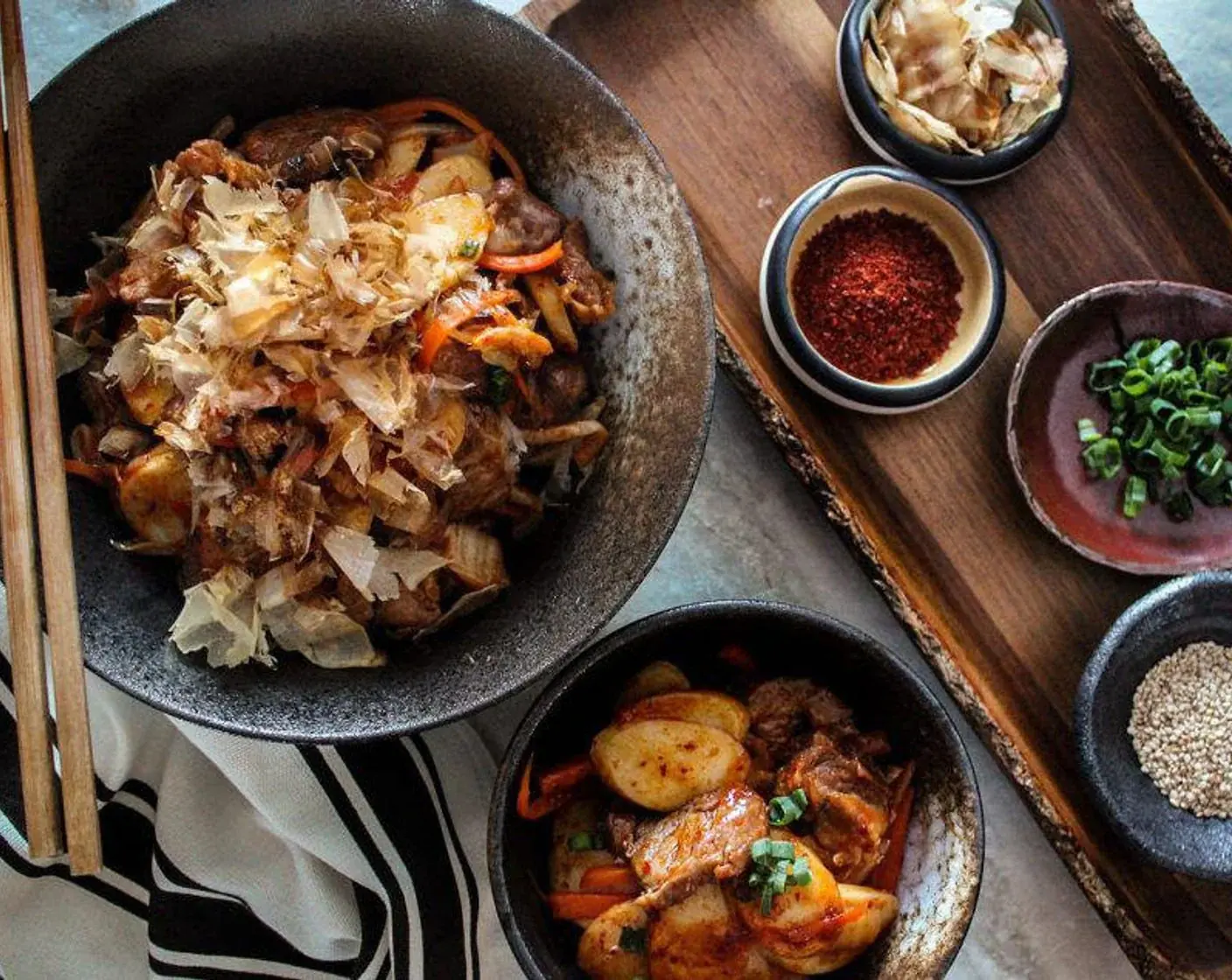 Stir-Fried Kimchi Rice Cakes