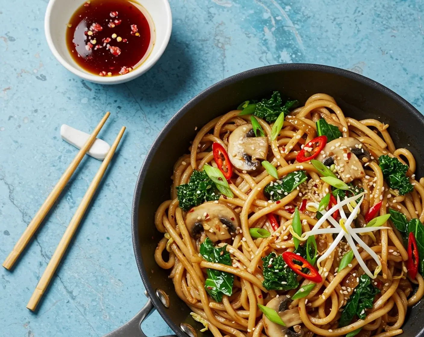 Stir-fried Udon Noodles