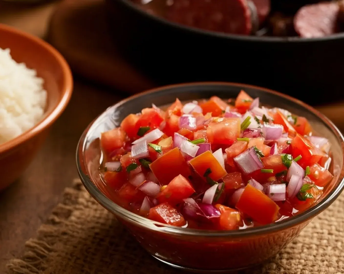 Vinagrete (Brazilian Tomato Slaw)